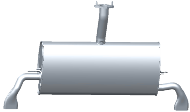 汽车尾气后处理—前级消声器